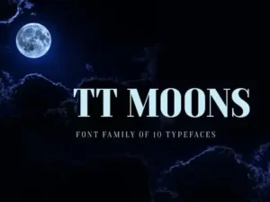 typetype moons font family extended latin cyrillic