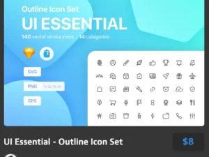ui essential outline icon set
