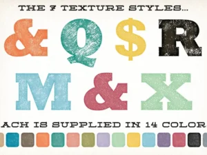 under inked print instant vector text effects