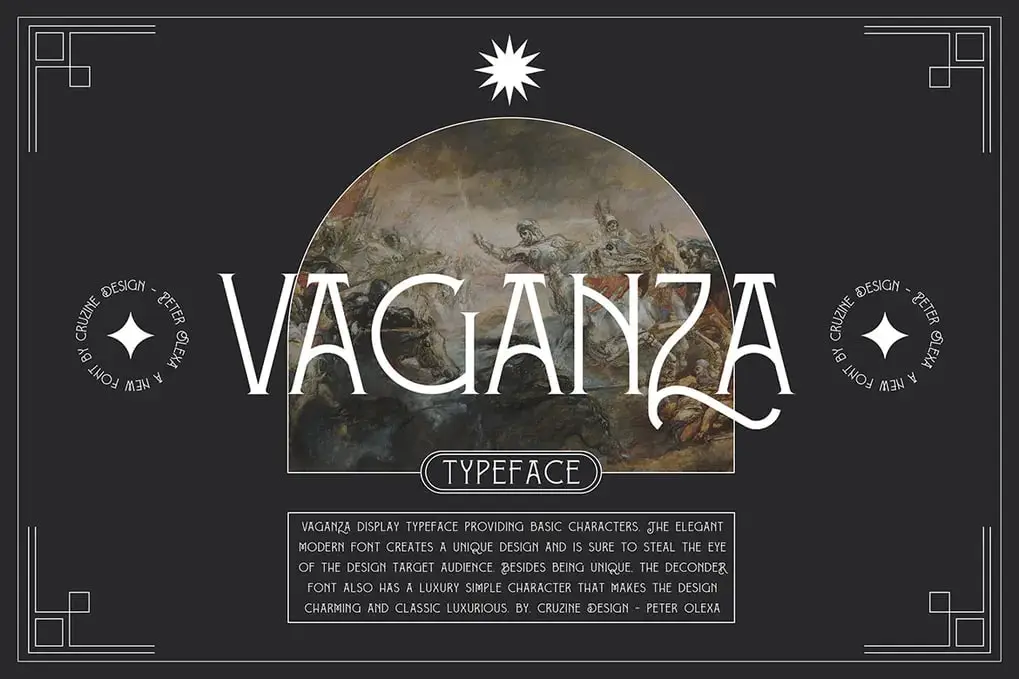 Vaganza-Vintage Serif Font