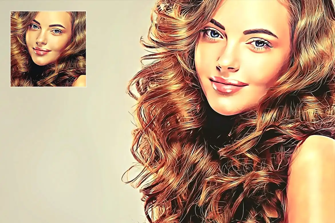 Vector Painting Photoshop Action V2
