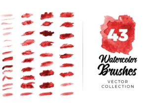 vector watercolor brushes for illustrator