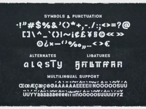 venture time a stencil typeface 3
