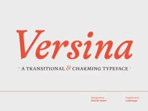 versina font