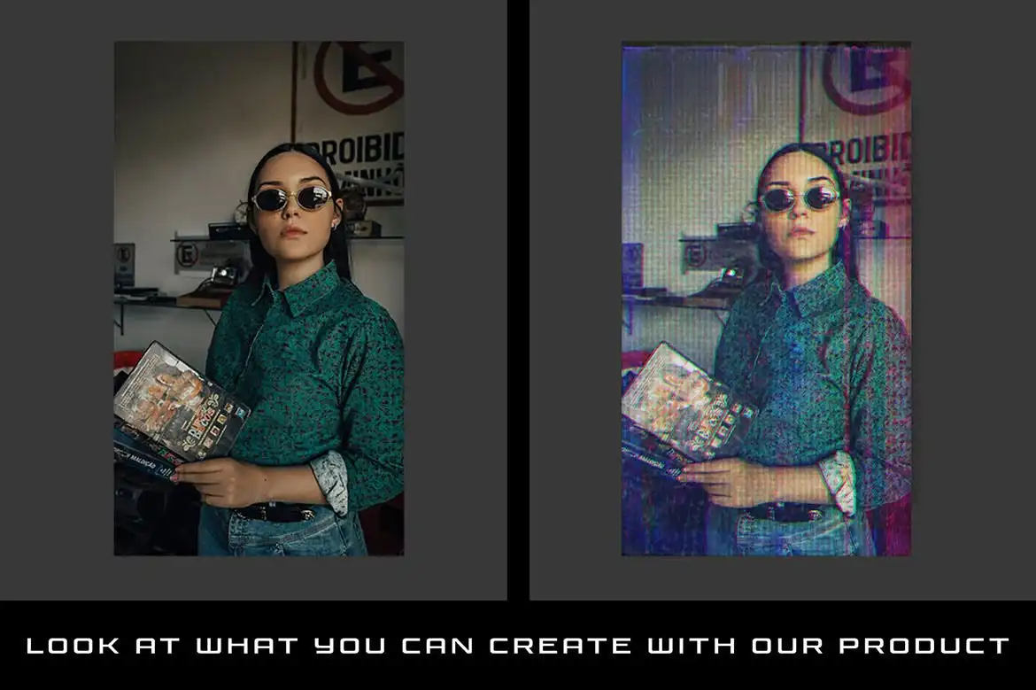 VHS Tape Effect For Insta Stories