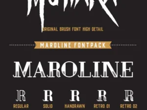 vintage font bundle 3