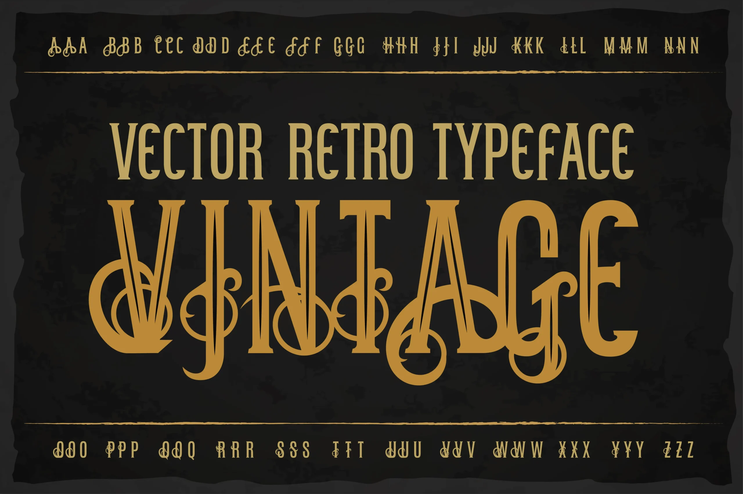 Vintage Otf Label Font