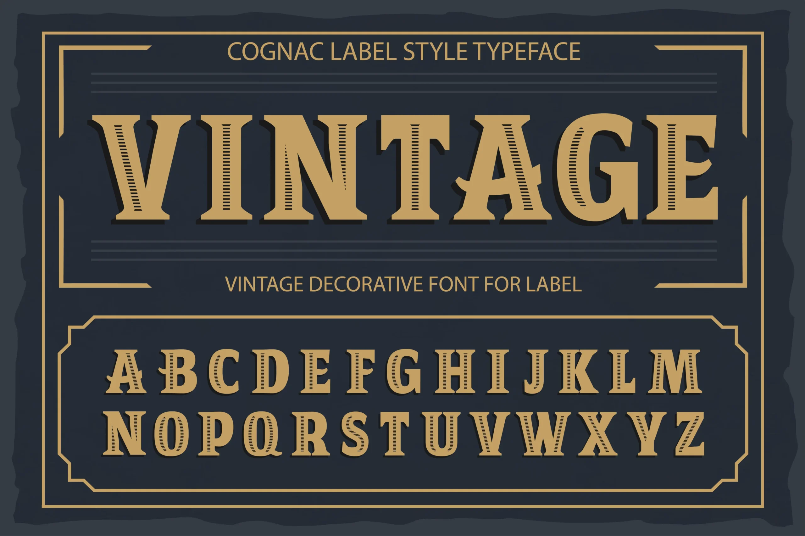 Vintage Otf Vintage Label Font
