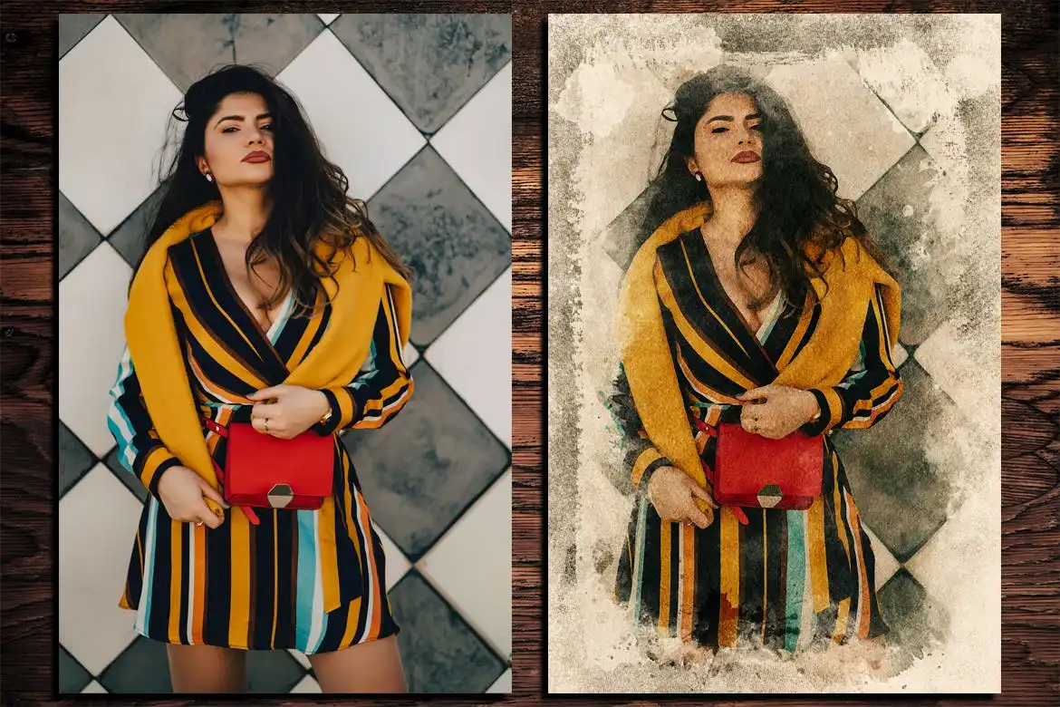 Vintage Painting Effect