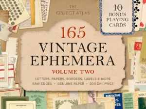vintage paper ephemera vol