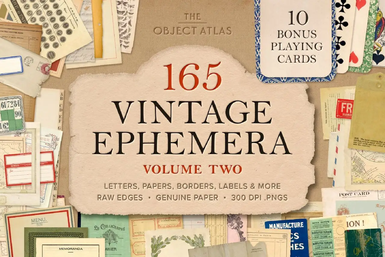 Vintage Paper Ephemera Vol