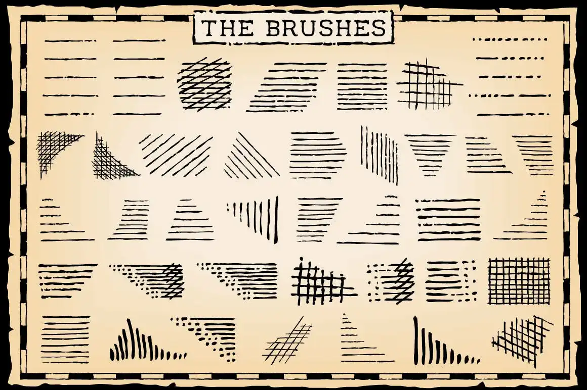 Vintage Pen And Ink Brushes