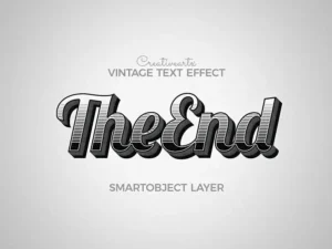 vintage retro text effects v 10