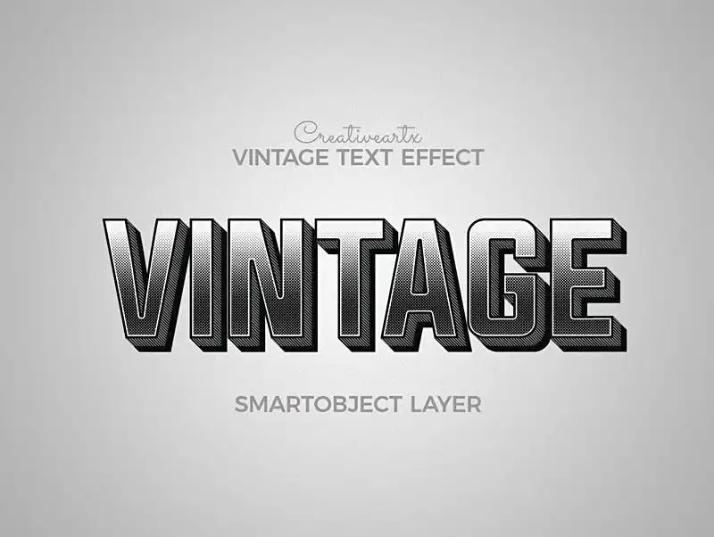 Vintage Retro Text Effects V 6 vintage retro text effects v 11