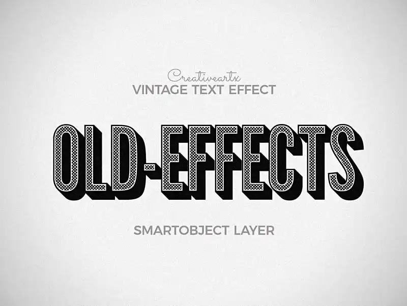 Vintage Retro Text Effects V 9 vintage retro text effects v 3