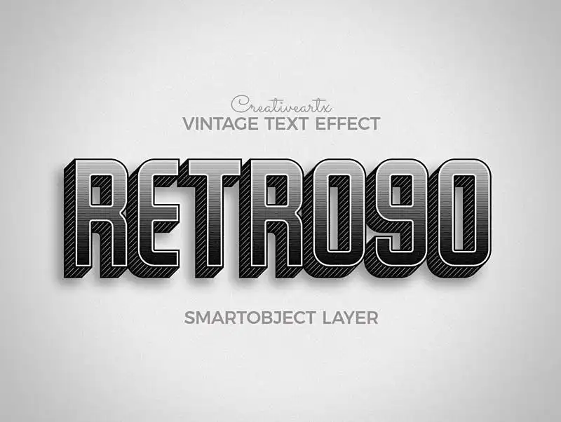 Vintage Retro Text Effects V 4 vintage retro text effects v 5
