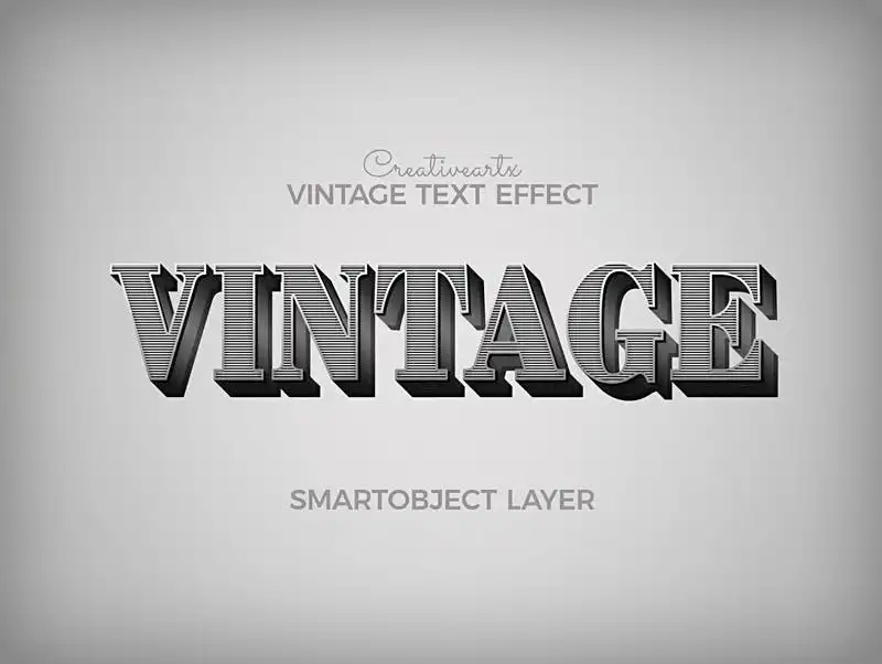 Vintage Retro Text Effects V 5 vintage retro text effects v 8