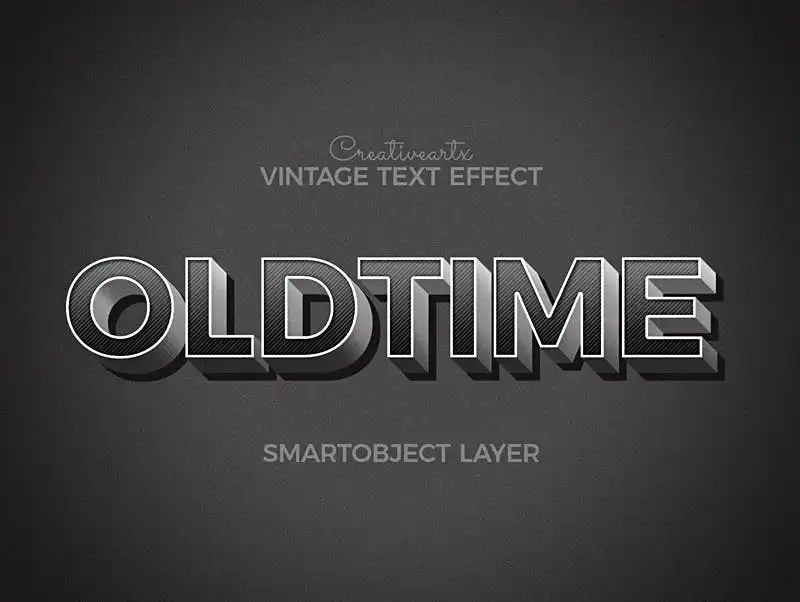 Vintage Retro Text Effects V 7 vintage retro text effects v 9