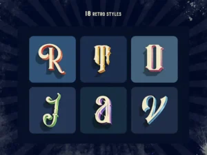 vintage text photoshop action 2