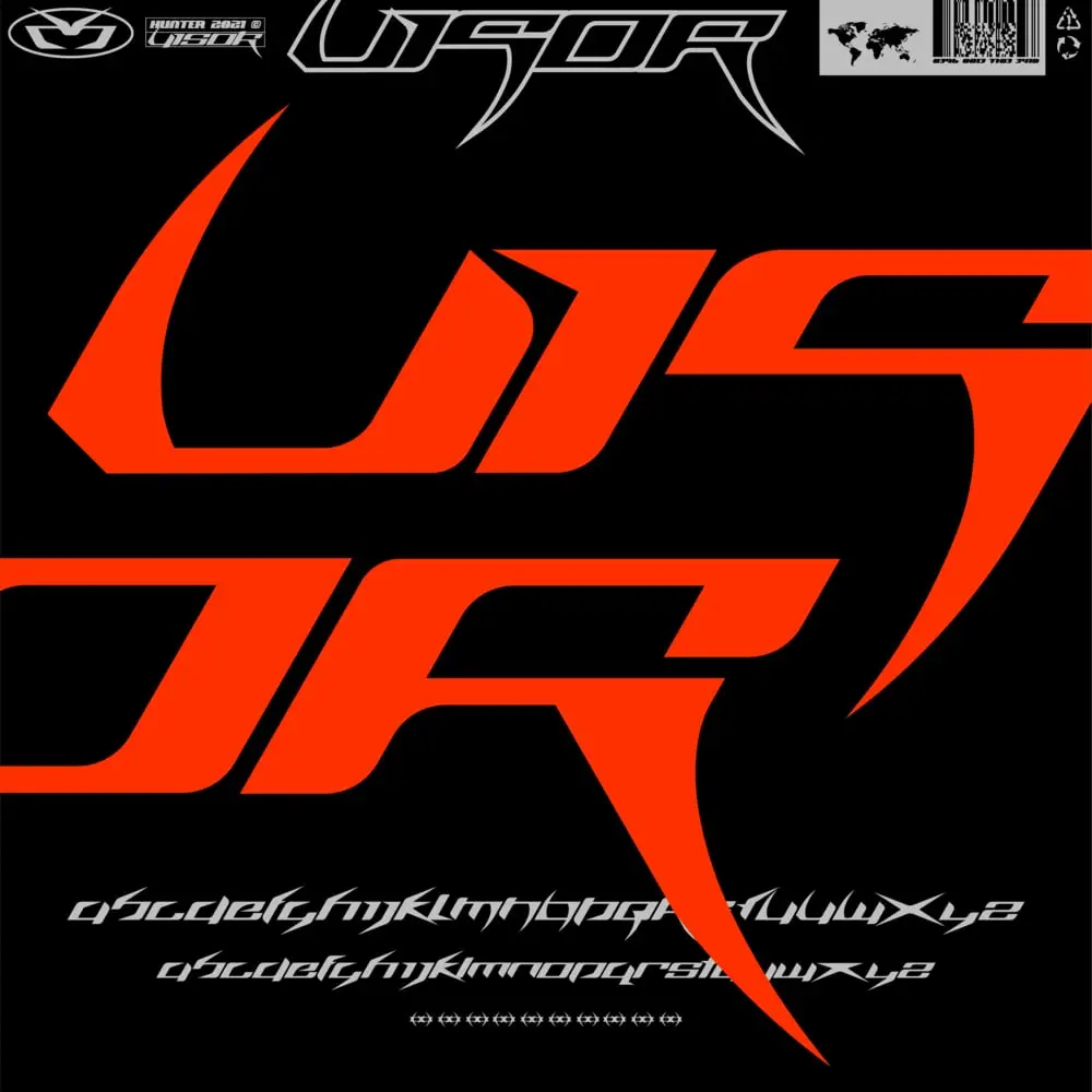 Visor Typeface By Hvnter