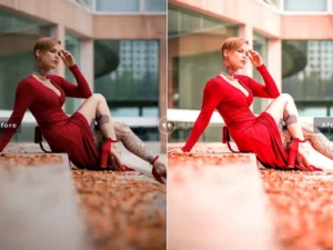 vivid red mobile desktop lightroom presets 5