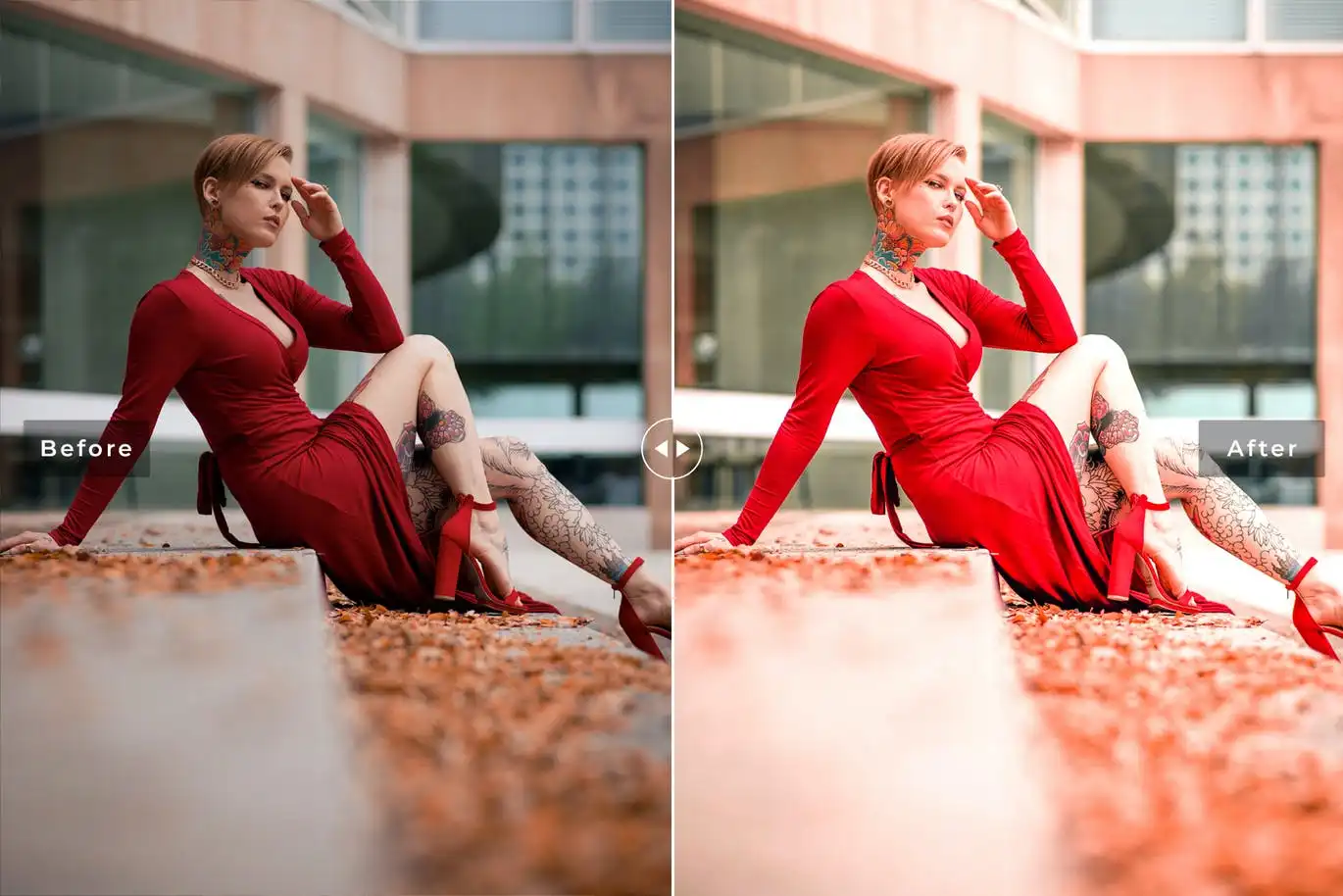 Vivid Red Mobile & Desktop Lightroom Presets
