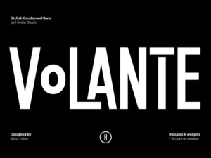 volante condensed sans