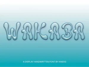 wakaba display font