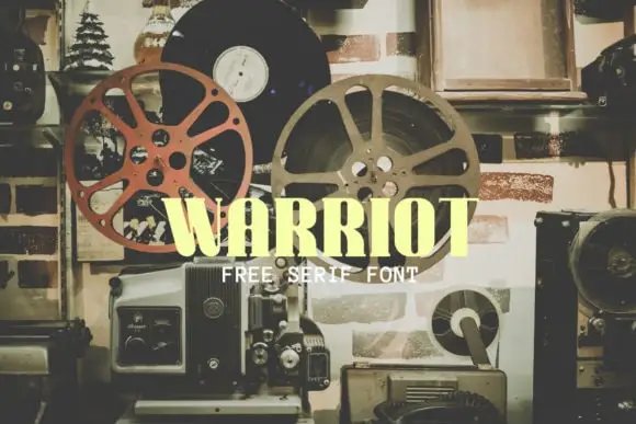 Warriot Font 3 warriot font