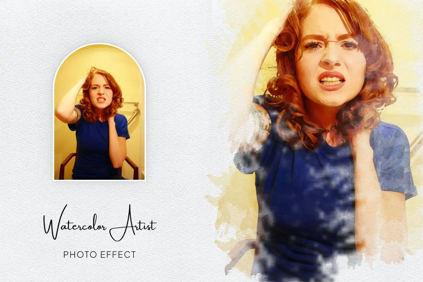 Watercolor Artist Photo Effect 5 watercolor artist photo effect 2