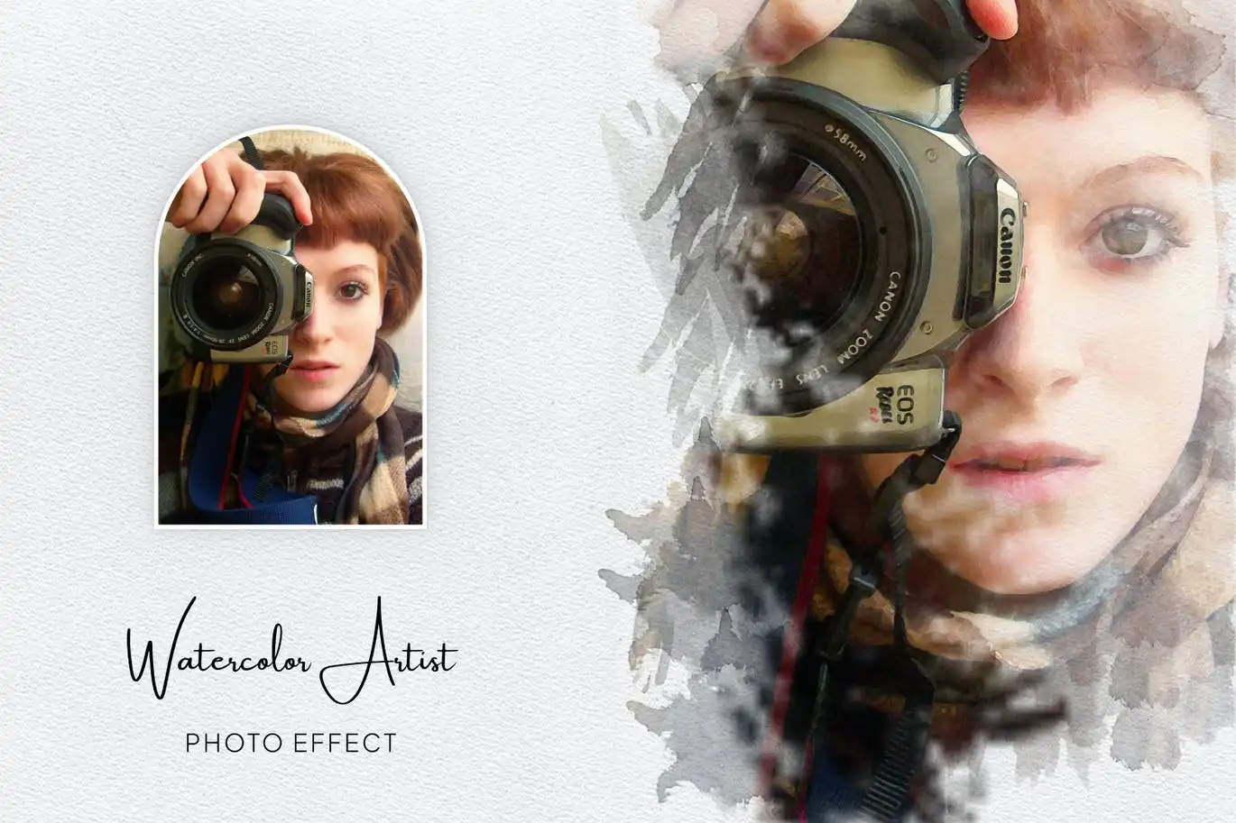 Watercolor Artist Photo Effect 4 watercolor artist photo effect 5