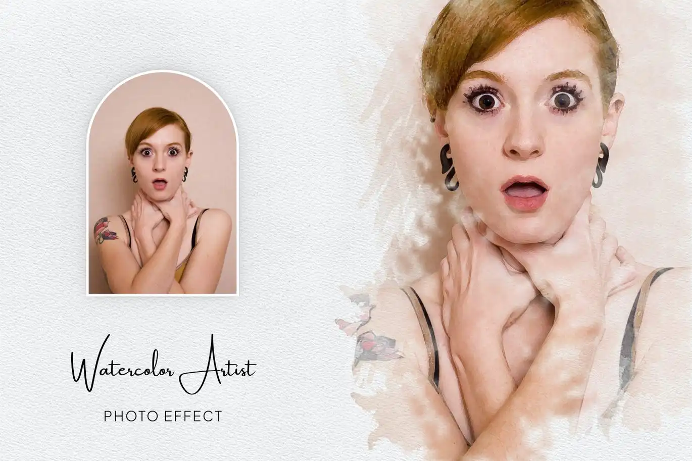 Watercolor Artist Photo Effect 6 watercolor artist photo effect 6