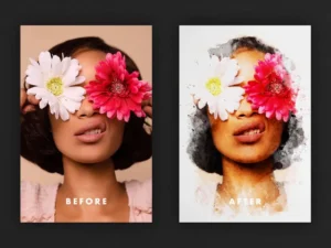 watercolor effect for posters