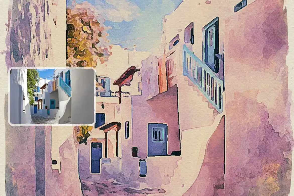 Watercolor Magic Photoshop Action 3 watercolor magic photoshop action