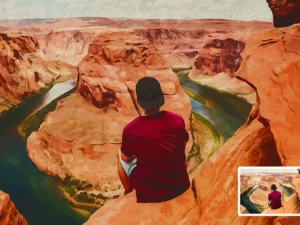 watercolor painting photo effect 3