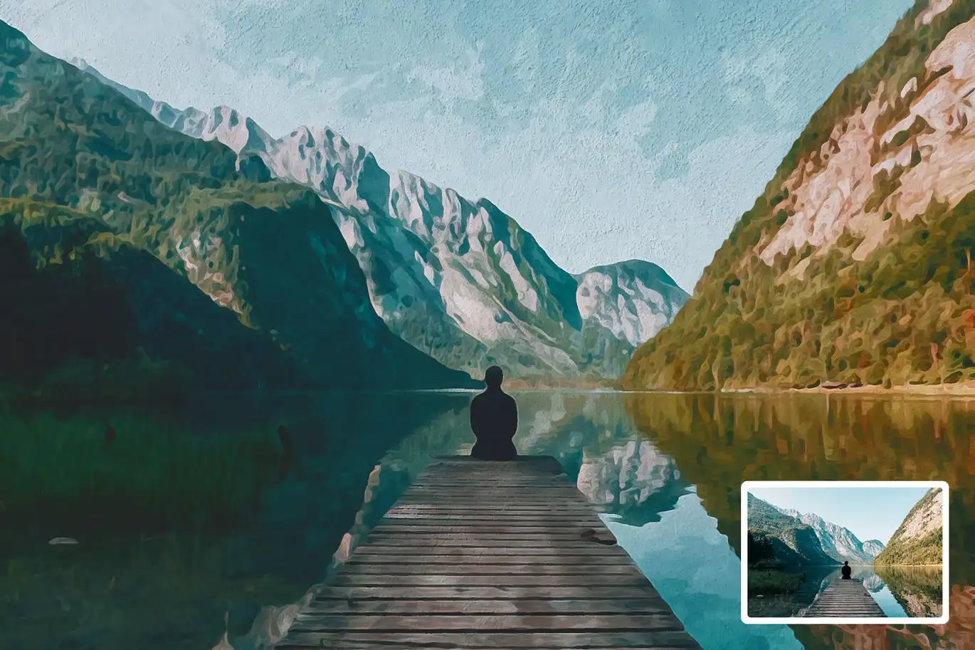Watercolor Painting Photo Effect 5 watercolor painting photo effect