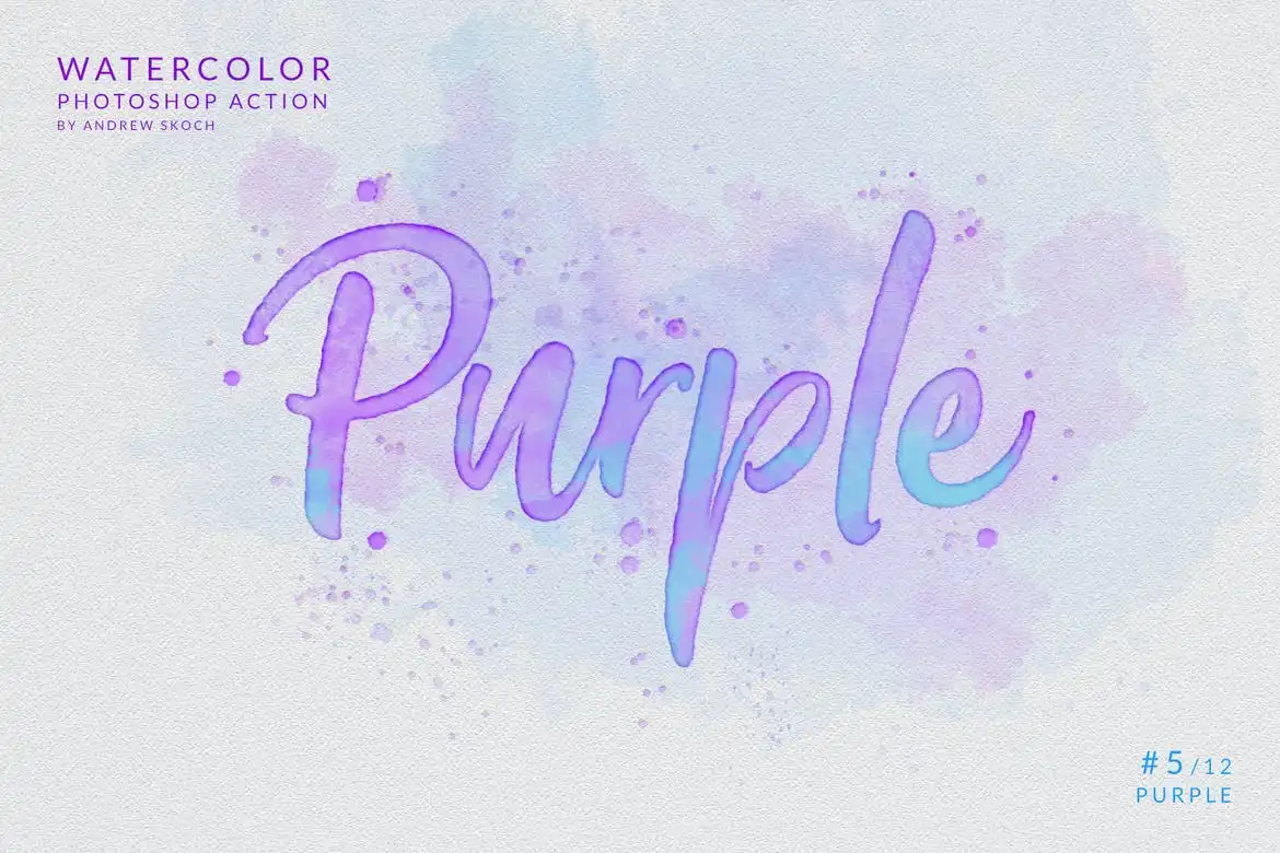 Watercolor Painting - Photoshop Action