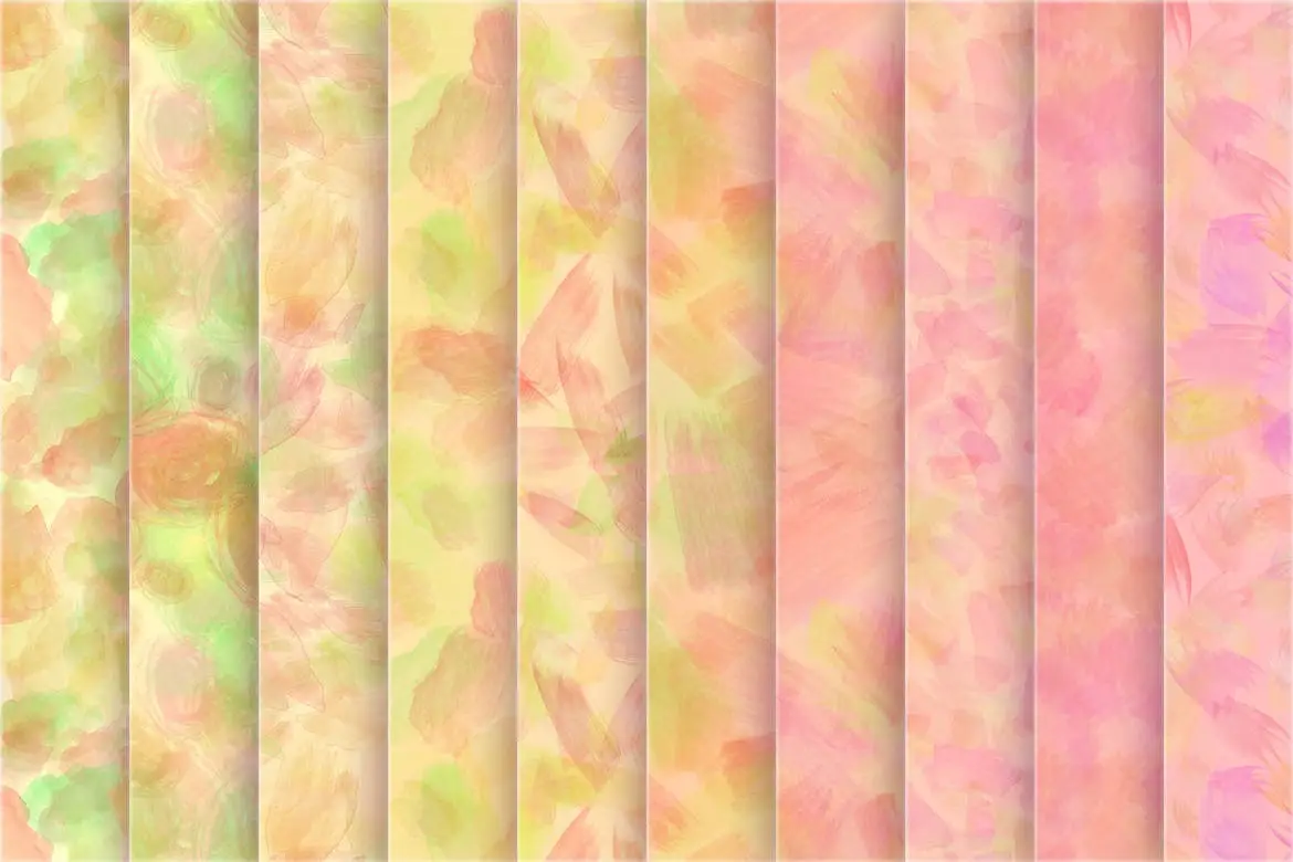 Watercolor Pattern Set