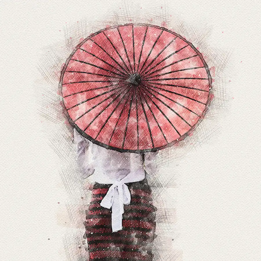 Watercolor & Pencil Photoshop Action 12 watercolor pencil photoshop action 3