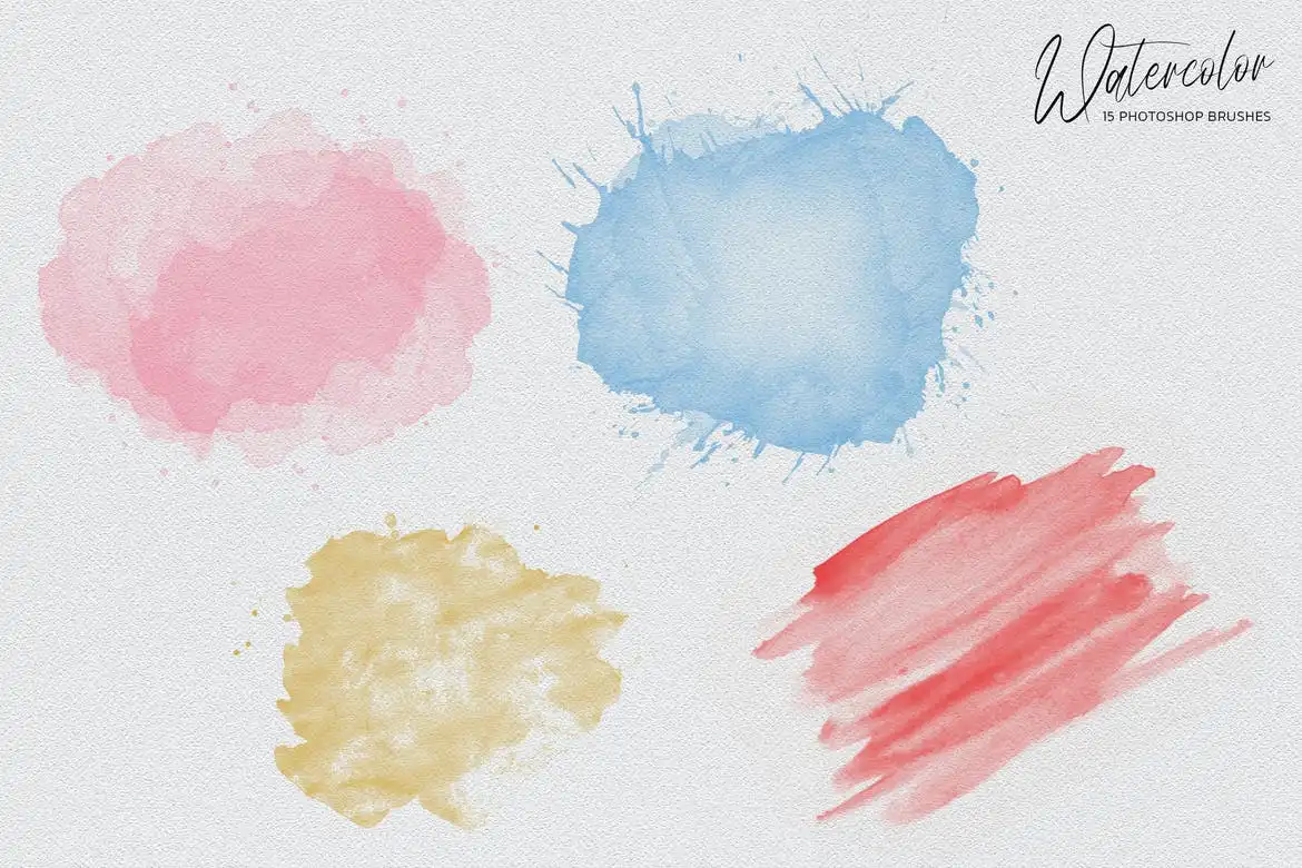 Watercolor Photoshop Brushes 3 watercolor photoshop brushes 3