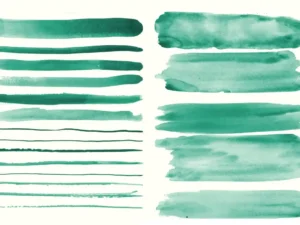watercolor vector art brushes 6