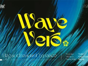 wave vero elegant typeface
