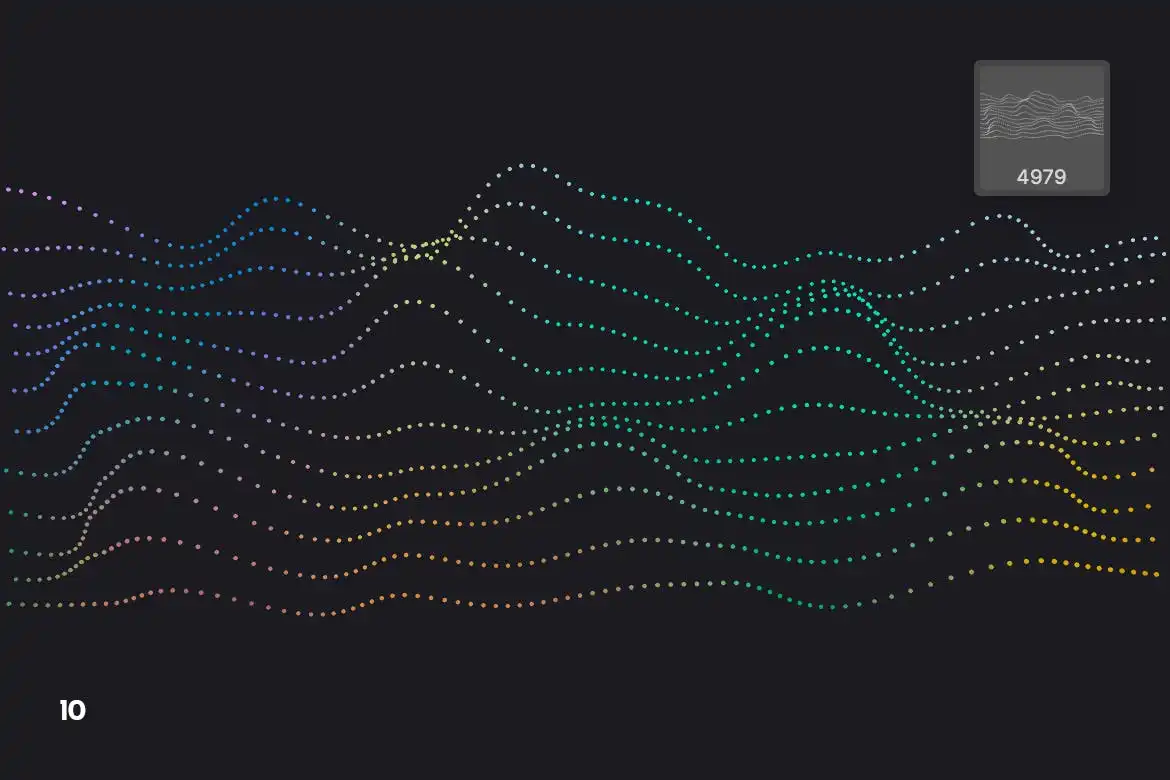 Waves of Particles Photoshop Brushes 6 waves of particles photoshop brushes 5