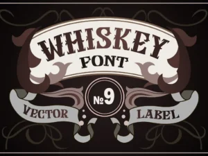 whiskey font