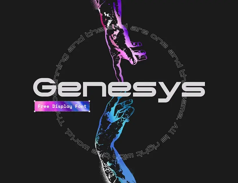 Willem Dimas-Genesys Free Display Font 6 willem dimas genesys free display font