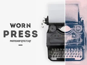 worn press photoshop effects kit 6
