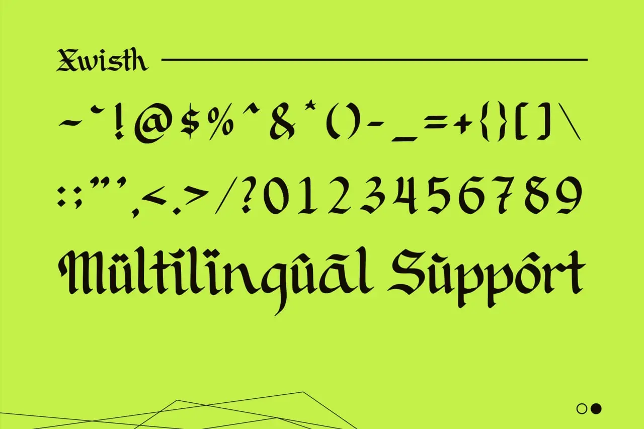 Xwisth Font