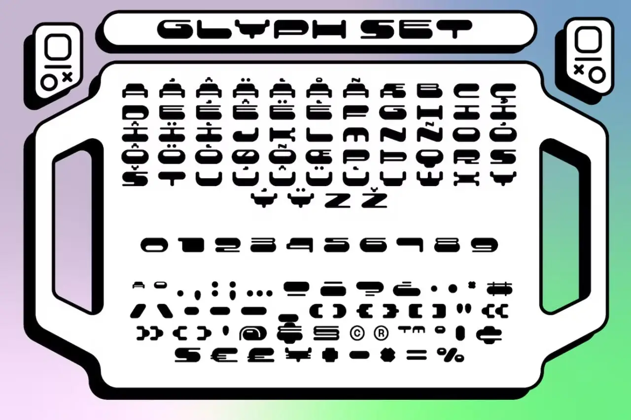 Y2K Logo Font Orbit