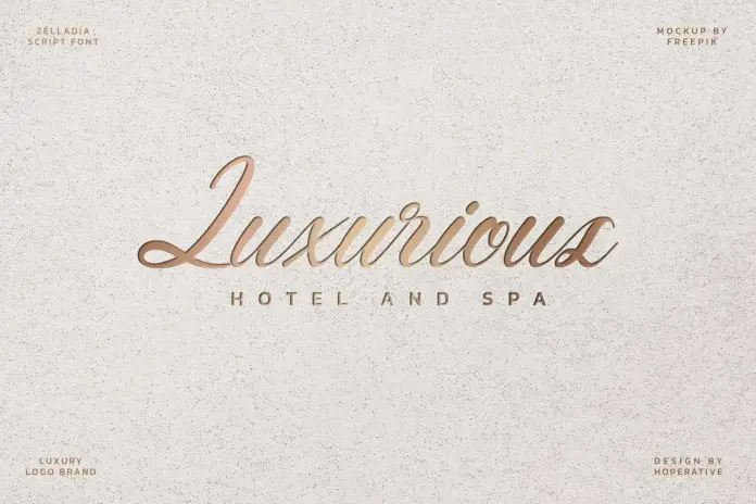 Zelladia Script Font 3 zelladia script font 4