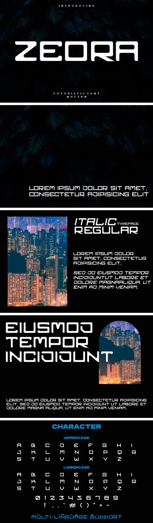 Zeora Display Font 4 zeora display font 6